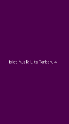Tampilan Antarmuka Aplikasi Islot Musik Lite Terbaru - 4