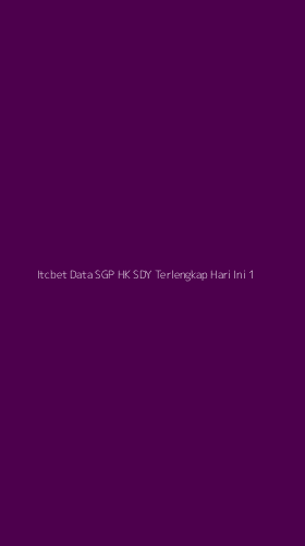 Tampilan Antarmuka Aplikasi Itcbet Data Sgp Hk Sdy Terlengkap Hari Ini - 1