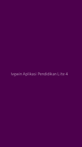 Tampilan Antarmuka Aplikasi Ivgwin Aplikasi Pendidikan Lite - 4