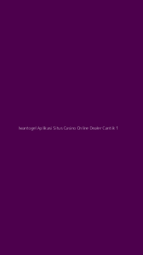 Tampilan Antarmuka Aplikasi Iwantogel Aplikasi Situs Casino Online Dealer Cantik - 1