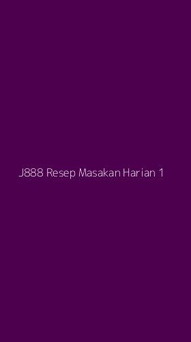 Tampilan Antarmuka Aplikasi J888 Resep Masakan Harian - 1