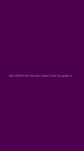 Tampilan Antarmuka Aplikasi Jago168 Portal Informasi Game Online Terupdate - 4