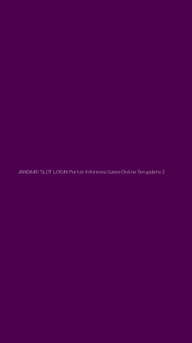 Tampilan Antarmuka Aplikasi Janda4d Slot Login Portal Informasi Game Online Terupdate - 2