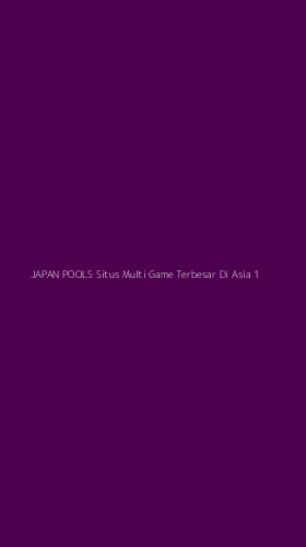 Tampilan Antarmuka Aplikasi Japan Pools Situs Multi Game Terbesar Di Asia - 1