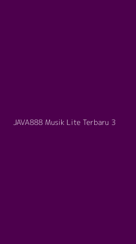 Tampilan Antarmuka Aplikasi Java888 Musik Lite Terbaru - 3