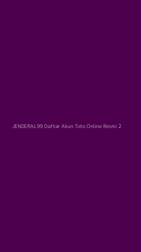 Tampilan Antarmuka Aplikasi Jenderal99 Daftar Akun Toto Online Resmi - 2
