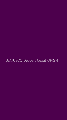 Tampilan Antarmuka Aplikasi Jeniusqq Deposit Cepat Qris - 4