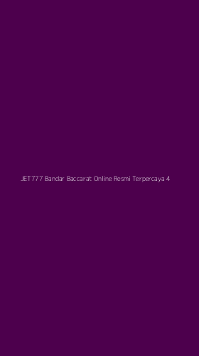Tampilan Antarmuka Aplikasi Jet777 Bandar Baccarat Online Resmi Terpercaya - 4