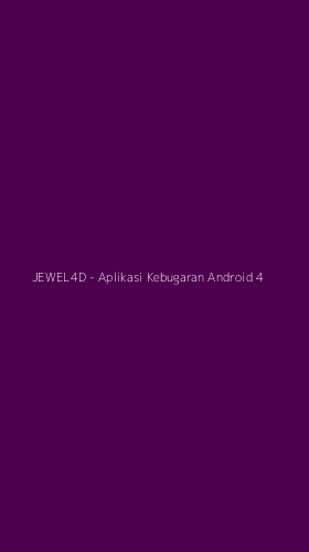 Tampilan Antarmuka Aplikasi JEWEL4D - Aplikasi Kebugaran Android - 4