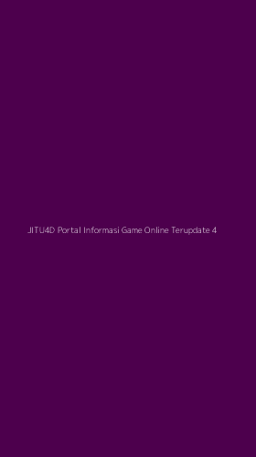 Tampilan Antarmuka Aplikasi Jitu4d Portal Informasi Game Online Terupdate - 4