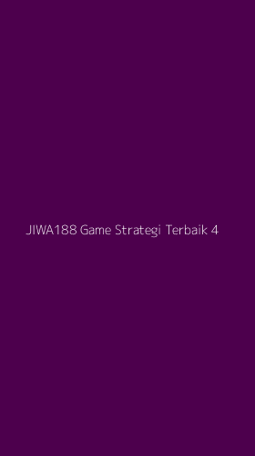 Tampilan Antarmuka Aplikasi Jiwa188 Game Strategi Terbaik - 4