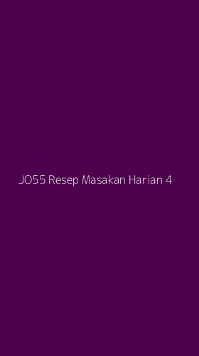 Tampilan Antarmuka Aplikasi Jo55 Resep Masakan Harian - 4