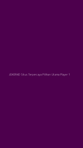 Tampilan Antarmuka Aplikasi Joker4d Situs Terpercaya Pilihan Utama Player - 1