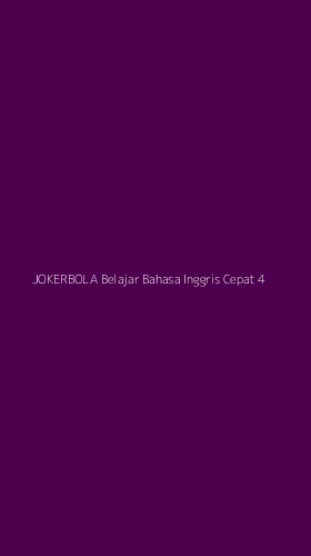 Tampilan Antarmuka Aplikasi Jokerbola Belajar Bahasa Inggris Cepat - 4