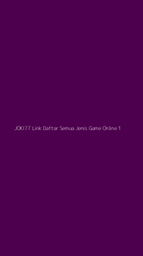 Tampilan Antarmuka Aplikasi Joki77 Link Daftar Semua Jenis Game Online - 1