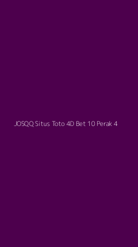Tampilan Antarmuka Aplikasi Josqq Situs Toto 4d Bet 10 Perak - 4