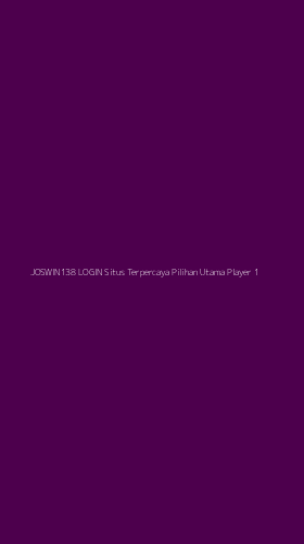 Tampilan Antarmuka Aplikasi Joswin138 Login Situs Terpercaya Pilihan Utama Player - 1