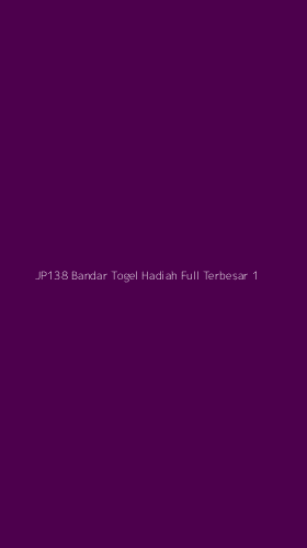 Tampilan Antarmuka Aplikasi Jp138 Bandar Togel Hadiah Full Terbesar - 1