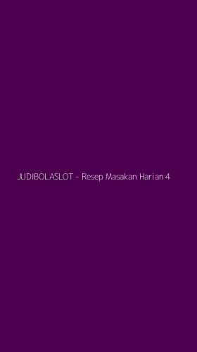 Tampilan Antarmuka Aplikasi JUDIBOLASLOT - Resep Masakan Harian - 4