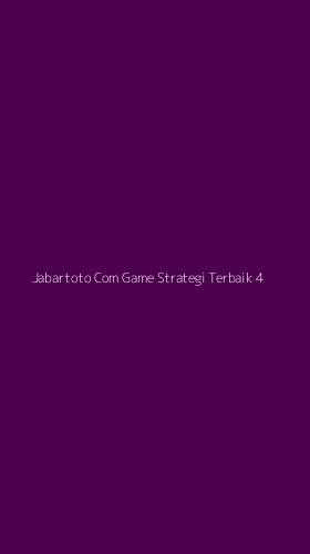 Tampilan Antarmuka Aplikasi Jabartoto Com Game Strategi Terbaik - 4