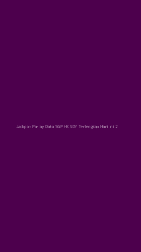 Tampilan Antarmuka Aplikasi Jackpot Parlay Data Sgp Hk Sdy Terlengkap Hari Ini - 2