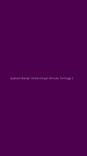 Tampilan Antarmuka Aplikasi Jajanwin Bandar Online Dengan Winrate Tertinggi - 2