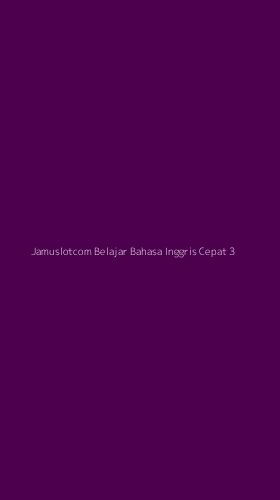 Tampilan Antarmuka Aplikasi Jamuslotcom Belajar Bahasa Inggris Cepat - 3