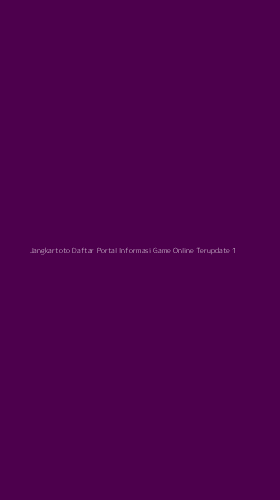 Tampilan Antarmuka Aplikasi Jangkartoto Daftar Portal Informasi Game Online Terupdate - 1