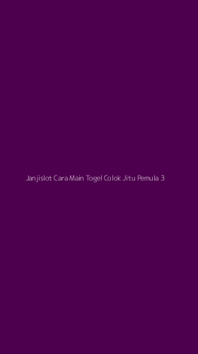 Tampilan Antarmuka Aplikasi Janjislot Cara Main Togel Colok Jitu Pemula - 3