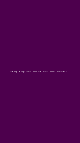 Tampilan Antarmuka Aplikasi Jantung 2d Togel Portal Informasi Game Online Terupdate - 3