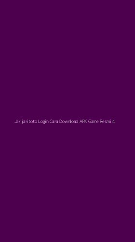 Tampilan Antarmuka Aplikasi Jarijaritoto Login Cara Download Apk Game Resmi - 4