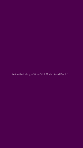 Tampilan Antarmuka Aplikasi Jarijaritoto Login Situs Slot Modal Awal Kecil - 3