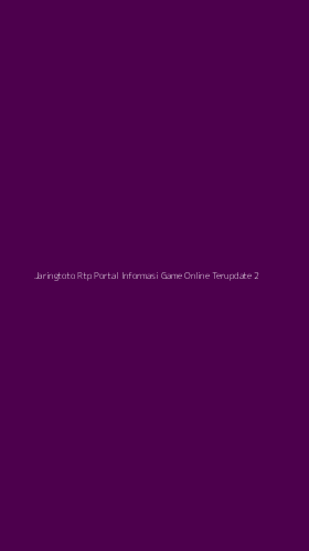 Tampilan Antarmuka Aplikasi Jaringtoto Rtp Portal Informasi Game Online Terupdate - 2