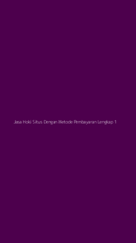 Tampilan Antarmuka Aplikasi Jasa Hoki Situs Dengan Metode Pembayaran Lengkap - 1