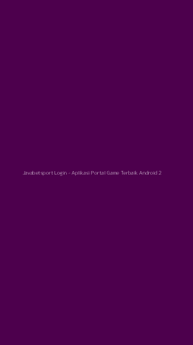 Tampilan Antarmuka Aplikasi Javabetsport Login - Aplikasi Portal Game Terbaik Android - 2