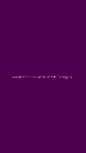 Tampilan Antarmuka Aplikasi Javaonline99 Situs Judi Bola Odds Tertinggi - 4