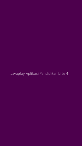 Tampilan Antarmuka Aplikasi Javaplay Aplikasi Pendidikan Lite - 4