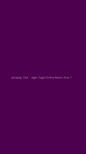 Tampilan Antarmuka Aplikasi Javaplay Slot - Agen Togel Online Resmi Asia - 1