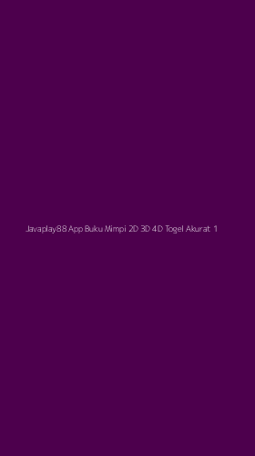 Tampilan Antarmuka Aplikasi Javaplay88 App Buku Mimpi 2d 3d 4d Togel Akurat - 1