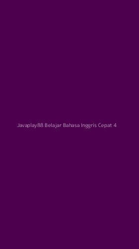 Tampilan Antarmuka Aplikasi Javaplay88 Belajar Bahasa Inggris Cepat - 4