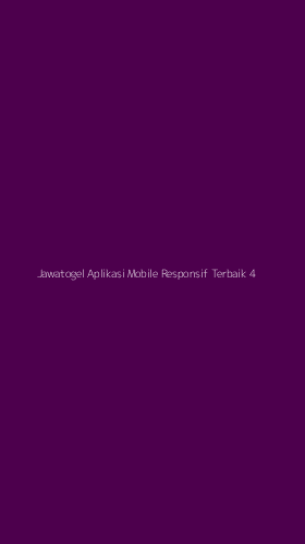 Tampilan Antarmuka Aplikasi Jawatogel Aplikasi Mobile Responsif Terbaik - 4
