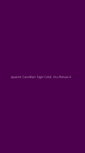 Tampilan Antarmuka Aplikasi Jayaslot Cara Main Togel Colok Jitu Pemula - 4