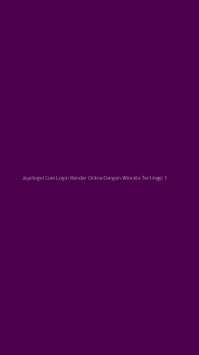 Tampilan Antarmuka Aplikasi Jayatogel Com Login Bandar Online Dengan Winrate Tertinggi - 1