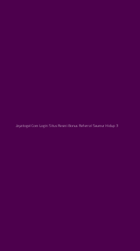 Tampilan Antarmuka Aplikasi Jayatogel Com Login Situs Resmi Bonus Referral Seumur Hidup - 3