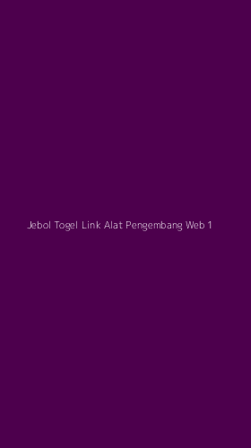 Tampilan Antarmuka Aplikasi Jebol Togel Link Alat Pengembang Web - 1