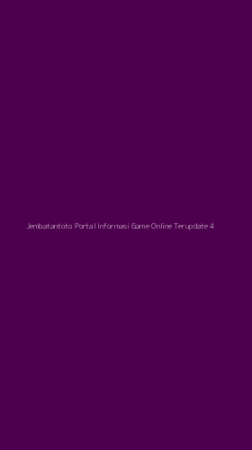 Tampilan Antarmuka Aplikasi Jembatantoto Portal Informasi Game Online Terupdate - 4
