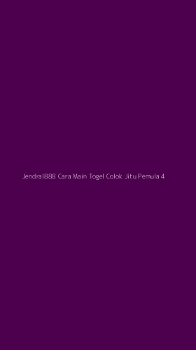 Tampilan Antarmuka Aplikasi Jendral888 Cara Main Togel Colok Jitu Pemula - 4