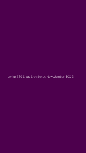 Tampilan Antarmuka Aplikasi Jenius789 Situs Slot Bonus New Member 100 - 3