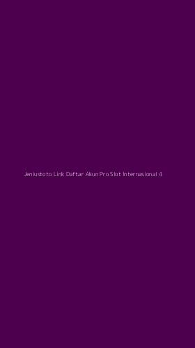 Tampilan Antarmuka Aplikasi Jeniustoto Link Daftar Akun Pro Slot Internasional - 4
