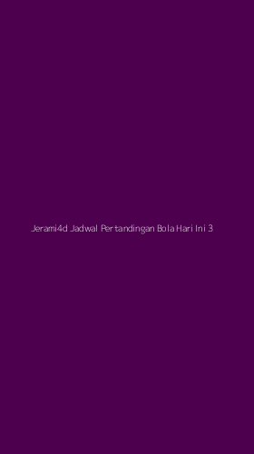 Tampilan Antarmuka Aplikasi Jerami4d Jadwal Pertandingan Bola Hari Ini - 3